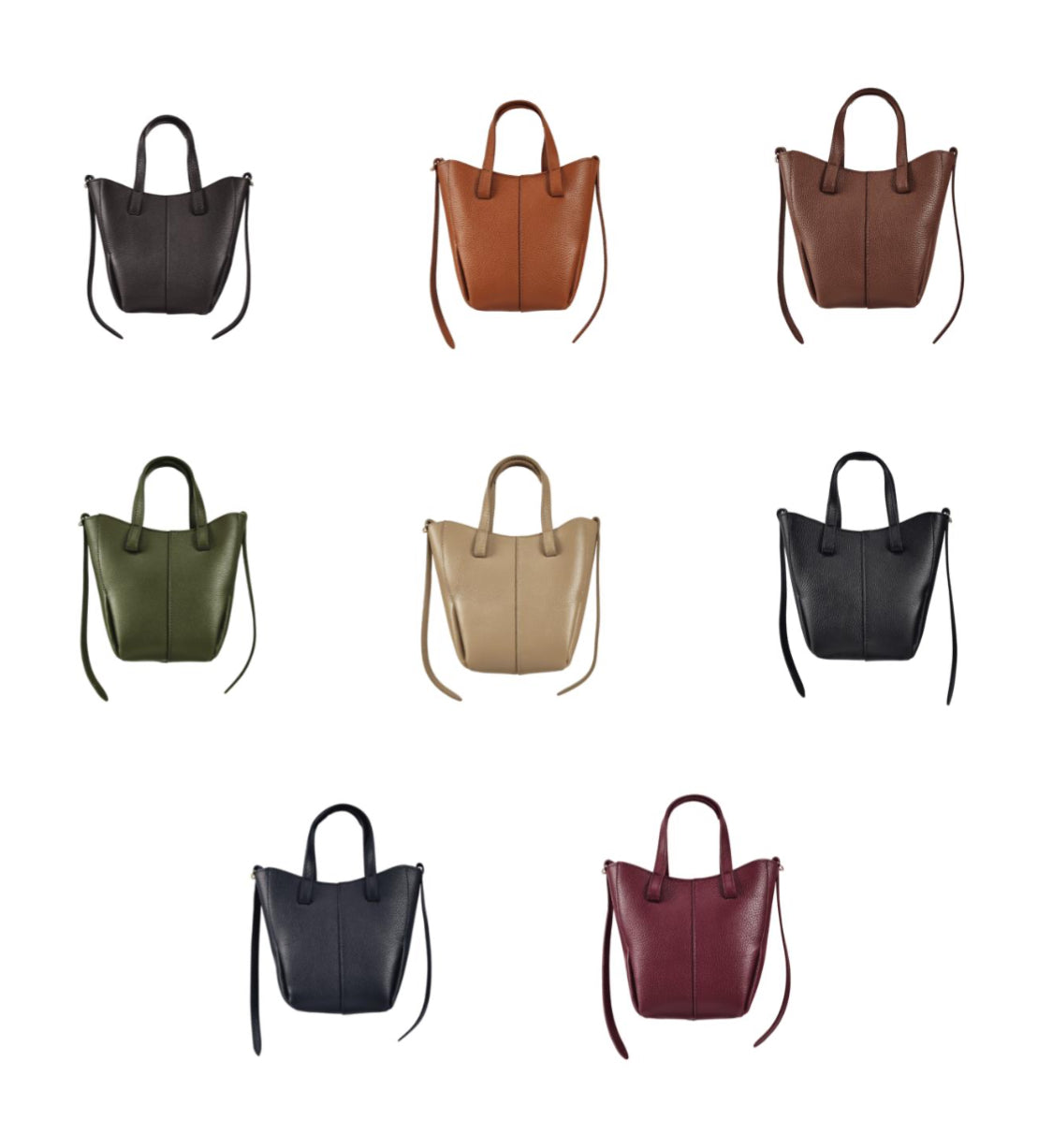 Passeggiata tote bag interior with zipped compartment