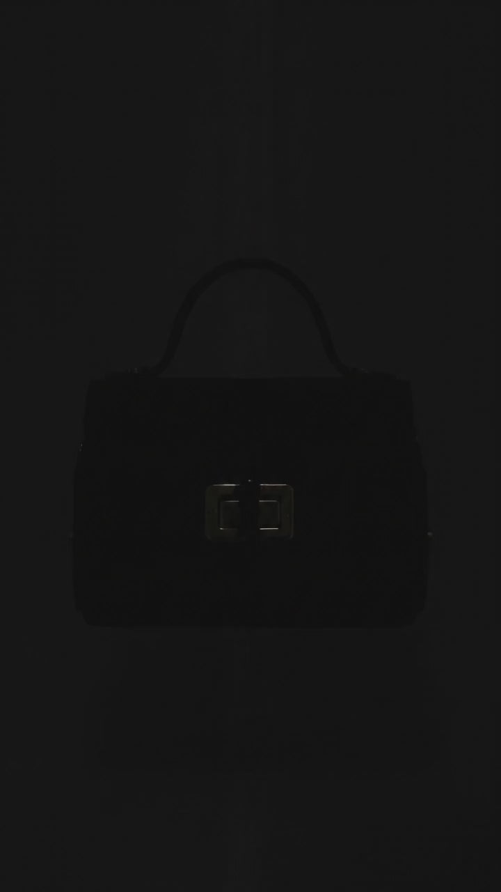 Bacio – Mini Dollaro Leather Top-Handle Bag